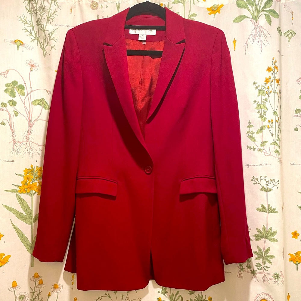 Ladies Jones New York vintage Red Blazer